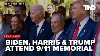 Biden, Harris and Trump attend 9/11 memorial at Ground Zero in New York City