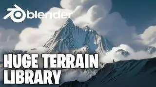 Easily Create Large Scale Environments in Blender | Terra Paint
