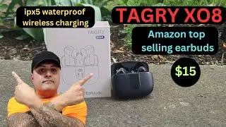 TAGRY XO8 WIRELESS CHARGING IPX5 ONLY $15 THEY ARE AMAZING