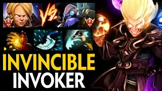 27 KILLS 0 DEATH!! INSANE KID INVOKER vs GRANDMASTER TINKER MID | Dota 2 Invoker