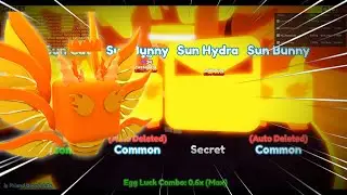 I HATCHED BOTH SUN SECRETS ON CAMERA IN REBIRTH CHAMPIONS X!!! (Roblox)