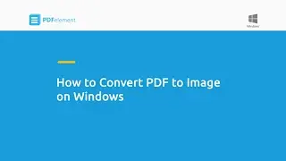 How to Convert PDF to Image on Windows