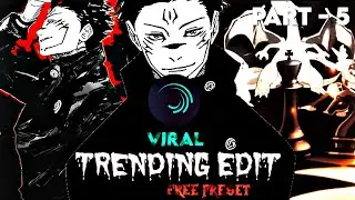 MANGA EDIT FREE PRESET || TRENDING EDIT || #5