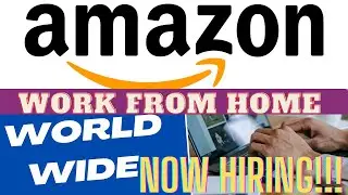 AMAZON IS HIRING NOW | Work From Home Job  ❤️ #workfromhome