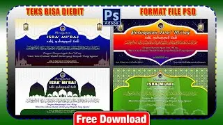 Free Backdrop Isra Miraj Photoshop