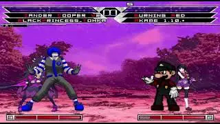 KOF MUGEN Tag Team ZANDER COOPER V2 & BLACK PRINCESS TOHKA VS BURNING RED & AKAME