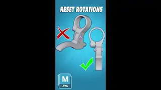 Maya Quick Tips: Resetting World Rotations