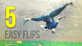 5 EASY FLIPS Anyone can Learn on Grass!