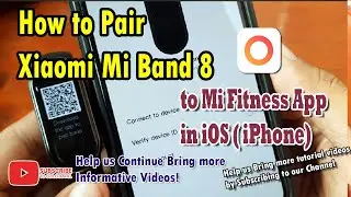 How to Pair Xiaomi Mi Band 8 to Mi Fitness App in iOS ( iPhone)