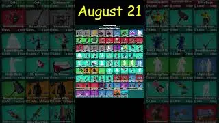 Wednesday, August 21, 2024 🛒 Fortnite Item Shop