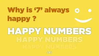 Happy Numbers | GeeksforGeeks