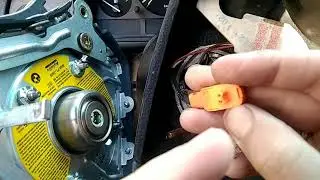 как снять руль три спицы BMW E39
