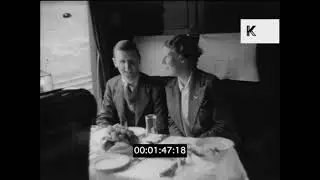 1930s UK On Board Train, Luxury Travel
