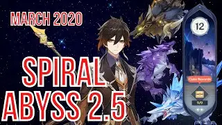 Spiral Abyss Floor 12 - 9 stars - March 2022 - Genshin Impact 2.5