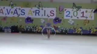 Алиса Шилкова 2008 г.р. обруч, 3 сп. к. А