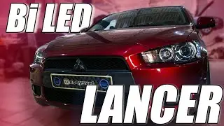 Ставим Bi LED оптику в Mitsubishi Lancer X