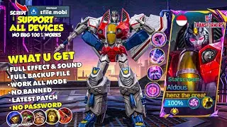 NEW Script Skin Aldous Transformer Starscream No Password - Full Effect & Sound With Logo - Latest