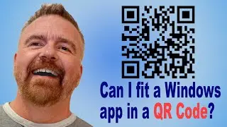 Can you fit an Entire Windows App inside a QRCode?