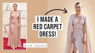 I Recreated Brie Larson's Dress From The Oscars!