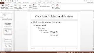 Formatting the Slide Master in PowerPoint 2013