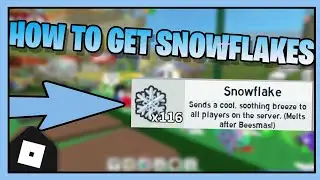 HOW TO GET SNOWFLAKES - bee swarm simulator beesmas 2020