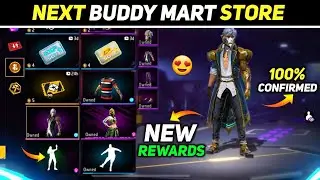 New Buddy Mart Bundles & Emote 😍 - Buddy Mart Update Kab hoga? | New Rewards In Buddy Mart Free Fire