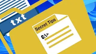 Create Text File, Edit and Batch Files Via CMD | Deleting Files and Folders With SECRET TIPS