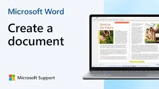 Create a new Word document | Microsoft