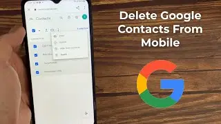 How To Delete Contacts From Google Account in Android Phone | Delete Google Contacts From Mobile