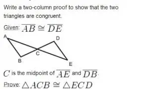 SSS Triangle Congruence: Examples (Geometry Concepts)