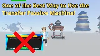 How To Use The Passive Transfer Machine - Anime Fighters Simulator Update 43!