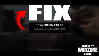 How TO FIX CONNECTION FAILED IN WARZONE MOBILE | CONNECTING TO ONLINE SERVERS REASON WOLTERS INDIANA