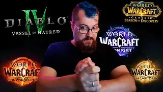 Весь Blizzcon 2023 - ТРИ аддона WOW, Classic PLUS, DLC Diablo 4!