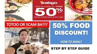 Pinoy How to Get Food Discount | Eatigo Philippines 50% Food Discount | Totoo or Scam ba?