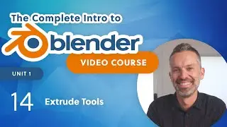 Blender Beginner Tutorial – Extrude Tools