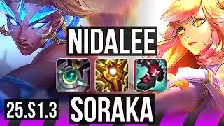 NIDALEE & Heimerdinger vs SORAKA & Tristana (SUP) | 500+ games | KR Diamond | 25.S1.3