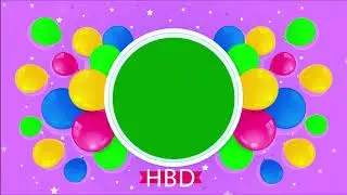 Amazing FREE Green Screen Happy Birthday Footage | include Sound  | FULL HD 2019 [No Copyright]
