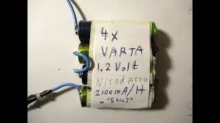 Charge a NiCad pack of 4 cells to 5 Volt. Basic circuit for AC/DC & about the basics of charging