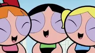 Giant Powerpuff Girls in Slow Motion