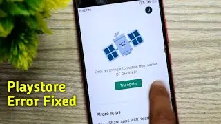 Play Store Try Again Problem | Error while retrieving information from server df-dferh-01