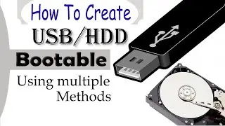 Create USB, Pen drive and Hard Disk Bootable for Windows 10 and 11 using cmd