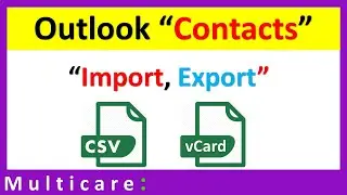 How to import and export email contacts in outlook 2016 and 2007