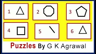 Math puzzles, riddle with answers by G K Agrawal