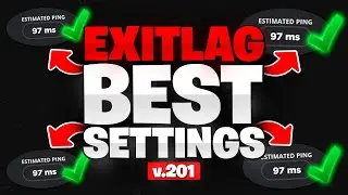 ⚙️(v.201) ULTIMATE EXITLAG SETTINGS FOR 0 PING! || 2022