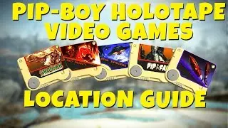 Fallout 4 - All Pip-Boy Video Games Holotapes Location GUIDE (Pipfall, Zeta Invaders & More)