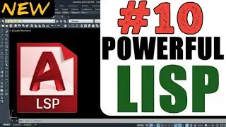 10 Powerful AutoCAD LISP Routines : CAD Tutorials