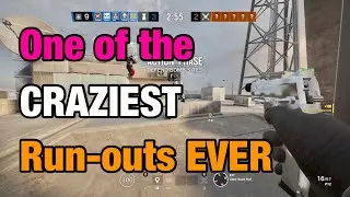 One of the CRAZIEST Run-outs EVER - Rainbow Six Siege