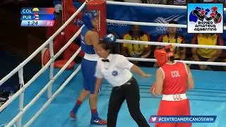 6) FEM 57kg Yeni M. ARIAS CASTAÑEDA (COL) 1-4 ante Ashleyann LOZADA MOTTA (PUR) - Final