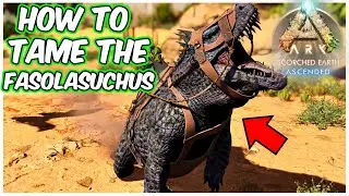 How To Tame The New FASOLASUCHUS In Ark Survival Ascended!