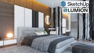 Sketchup Bed Room Design  (Complete Tutorial)